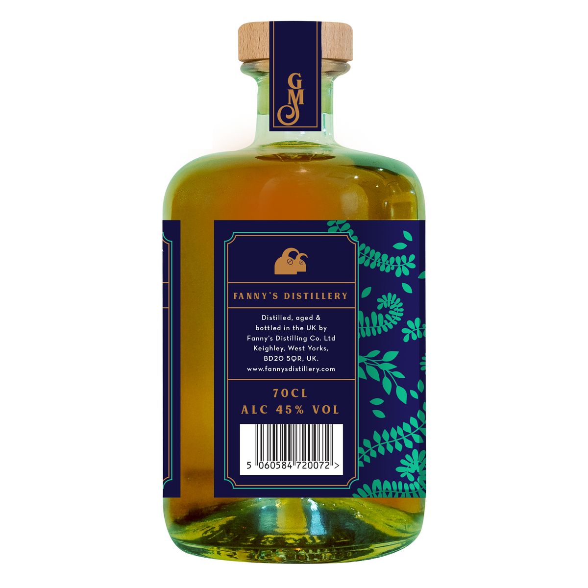 Green Monkey Barrel Aged Gin bottle